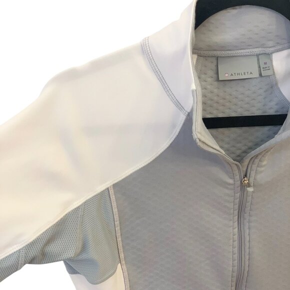 Athleta Heat Zone ½  Zip Pullover Top Running Wild 2.0 Activewear Jacket- M New - Picture 9 of 12